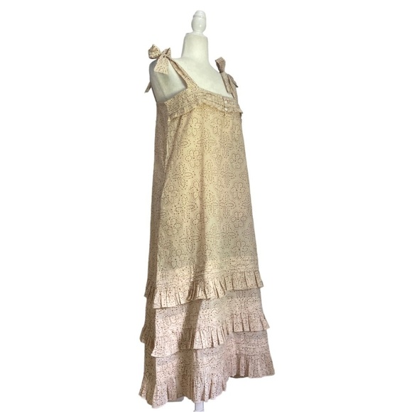 Cleobella Zane Ruffle Tiered Midi Dress NWT - Picture 4 of 9